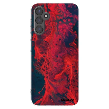 Picasee διαφανής θήκη σιλικόνης Samsung Galaxy A14 4G A145R - Organic red