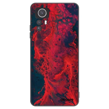 Picasee Μαύρη θήκη σιλικόνης για Xiaomi Redmi Note 12S - Organic red