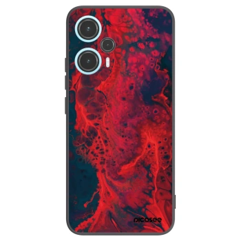 Picasee Μαύρη θήκη σιλικόνης για Xiaomi Poco F5 - Organic red