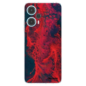 Picasee διαφανής θήκη σιλικόνης Xiaomi Poco F5 - Organic red