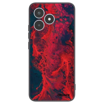 Picasee Μαύρη θήκη σιλικόνης για Realme C53 - Organic red