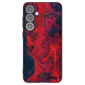Picasee Μαύρη θήκη σιλικόνης για Samsung Galaxy S24+ S926B 5G - Organic red