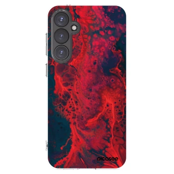 Picasee διαφανής θήκη σιλικόνης Samsung Galaxy S23 FE S711B - Organic red