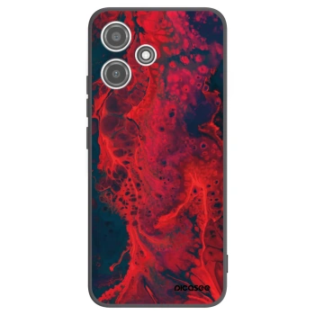 Picasee Μαύρη θήκη σιλικόνης για Xiaomi Redmi 12 5G - Organic red