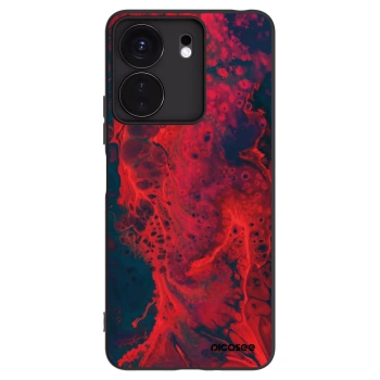 Picasee Μαύρη θήκη σιλικόνης για Xiaomi Redmi 13C 4G - Organic red