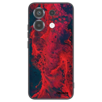 Picasee Μαύρη θήκη σιλικόνης για Xiaomi Poco X6 - Organic red
