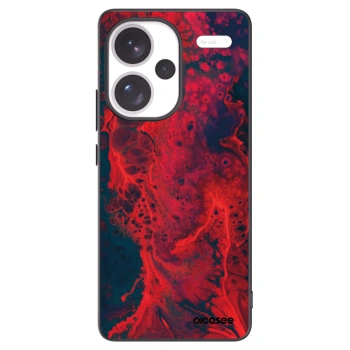 Picasee Μαύρη θήκη σιλικόνης για Xiaomi Redmi Note 13 Pro+ 5G - Organic red