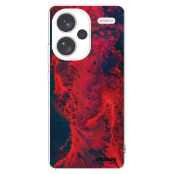 Picasee διαφανής θήκη σιλικόνης Xiaomi Redmi Note 13 Pro+ 5G - Organic red