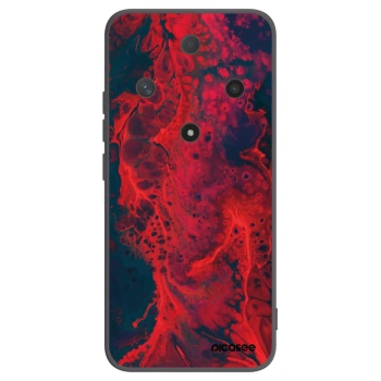 Picasee Μαύρη θήκη σιλικόνης για Honor Magic6 Lite 5G - Organic red