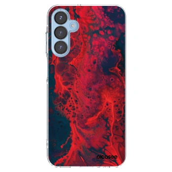 Picasee διαφανής θήκη σιλικόνης Samsung Galaxy A15 A156B 5G - Organic red