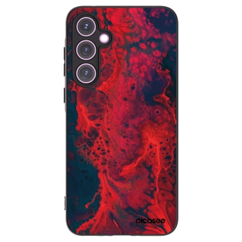 Picasee Μαύρη θήκη σιλικόνης για Samsung Galaxy A35 5G A356B - Organic red