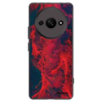 Picasee Μαύρη θήκη σιλικόνης για Xiaomi Redmi A3 - Organic red