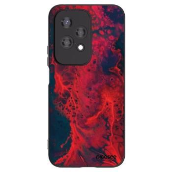 Picasee Μαύρη θήκη σιλικόνης για Honor 200 Lite - Organic red