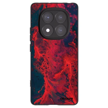 Picasee Μαύρη θήκη σιλικόνης για Xiaomi Redmi Note 14 Pro 5G - Organic red