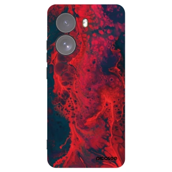 Picasee Μαύρη θήκη σιλικόνης για Xiaomi Poco X7 - Organic red