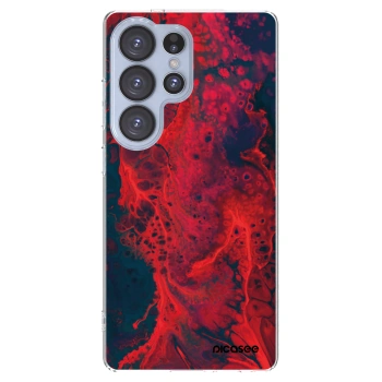 Picasee διαφανής θήκη σιλικόνης Samsung Galaxy S25 Ultra 5G - Organic red