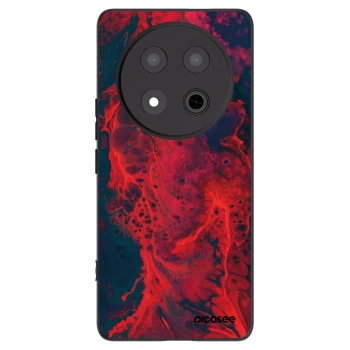 Picasee Μαύρη θήκη σιλικόνης για Honor Magic7 Lite 5G - Organic red