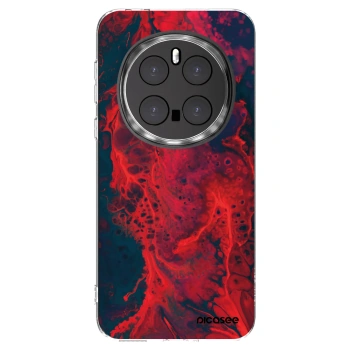 Picasee διαφανής θήκη σιλικόνης Honor Magic7 Pro 5G - Organic red