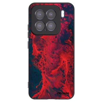 Picasee Μαύρη θήκη σιλικόνης για Xiaomi 15 - Organic red