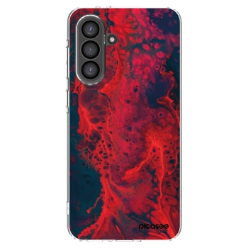 Picasee διαφανής θήκη σιλικόνης Samsung Galaxy A56 5G A566B - Organic red