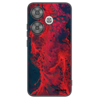 Picasee Μαύρη θήκη σιλικόνης για Xiaomi Poco F6 - Organic red