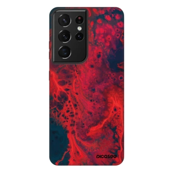 Picasee Fashion Case για Samsung Galaxy S21 Ultra 5G G998B - Organic red