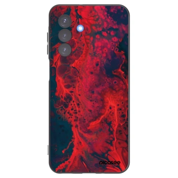 Picasee Μαύρη θήκη σιλικόνης για Samsung Galaxy A17 5G - Organic red