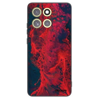 Picasee Μαύρη θήκη σιλικόνης για Motorola Moto G86 Power 5G - Organic red