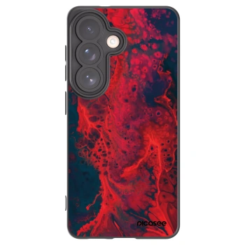 Picasee Μαύρη θήκη σιλικόνης για Samsung Galaxy S26 - Organic red