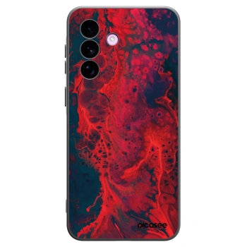 Picasee Μαύρη θήκη σιλικόνης για Samsung Galaxy A57 5G - Organic red