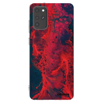 Picasee διαφανής θήκη σιλικόνης Samsung Galaxy S20+ G985F - Organic red