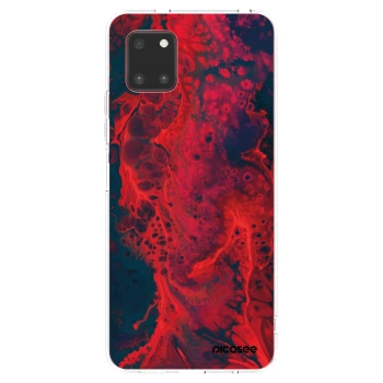 Picasee διαφανής θήκη σιλικόνης Samsung Galaxy Note 10 Lite N770F - Organic red