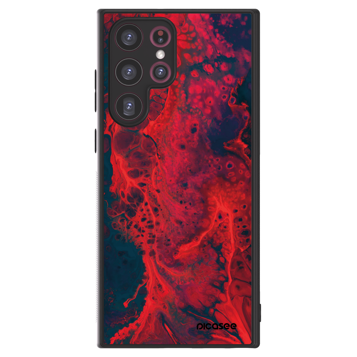 Picasee ULTIMATE CASE PowerShare για Samsung Galaxy S22 Ultra 5G - Organic red