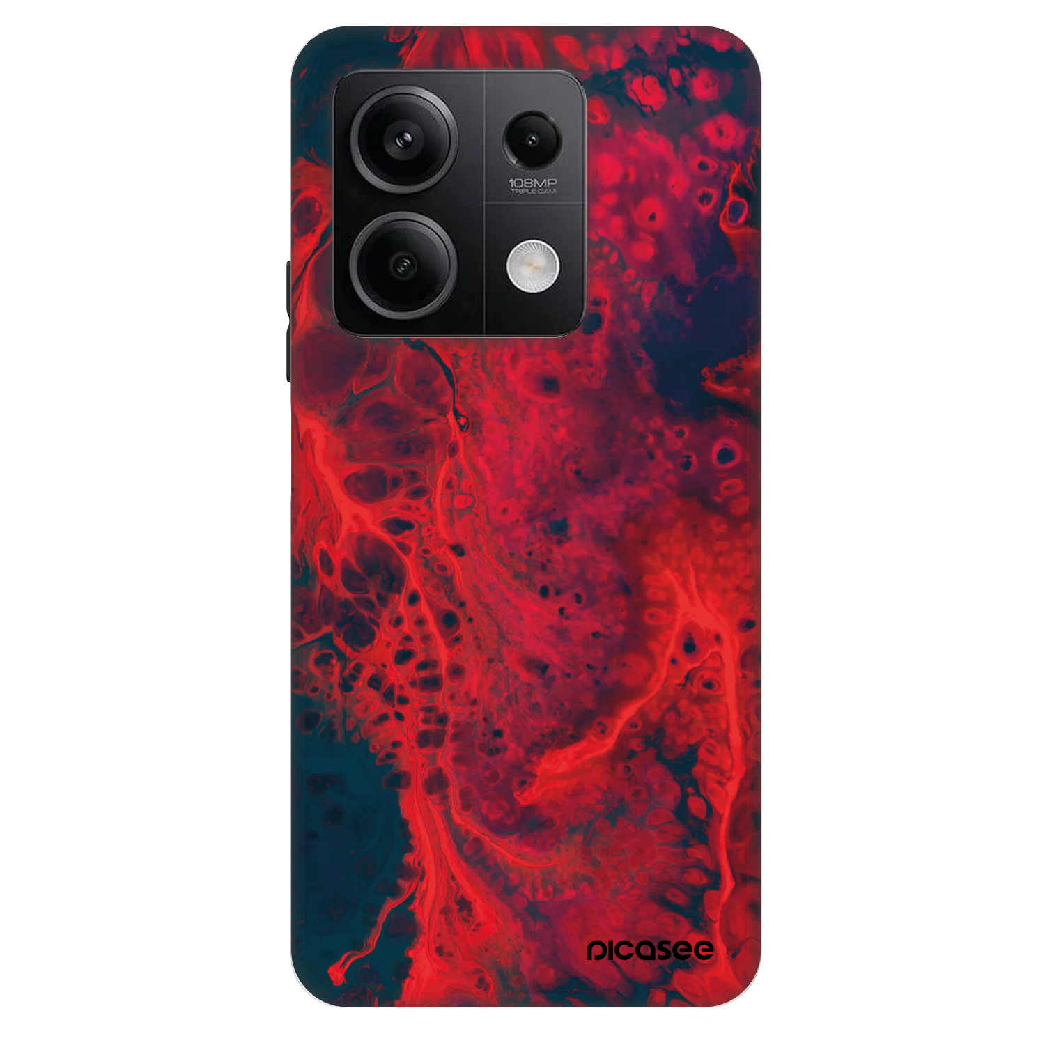Picasee Fashion Case για Xiaomi Redmi Note 13 5G - Organic red