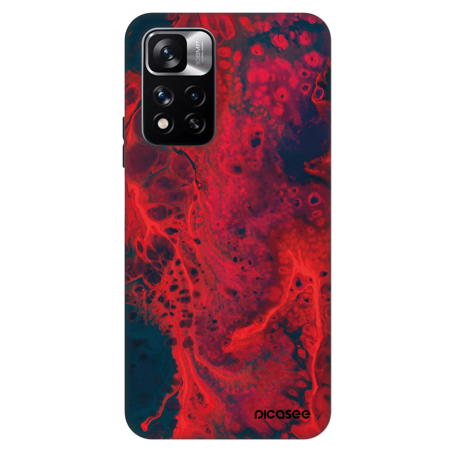Picasee Fashion Case για Xiaomi Redmi Note 11 Pro - Organic red