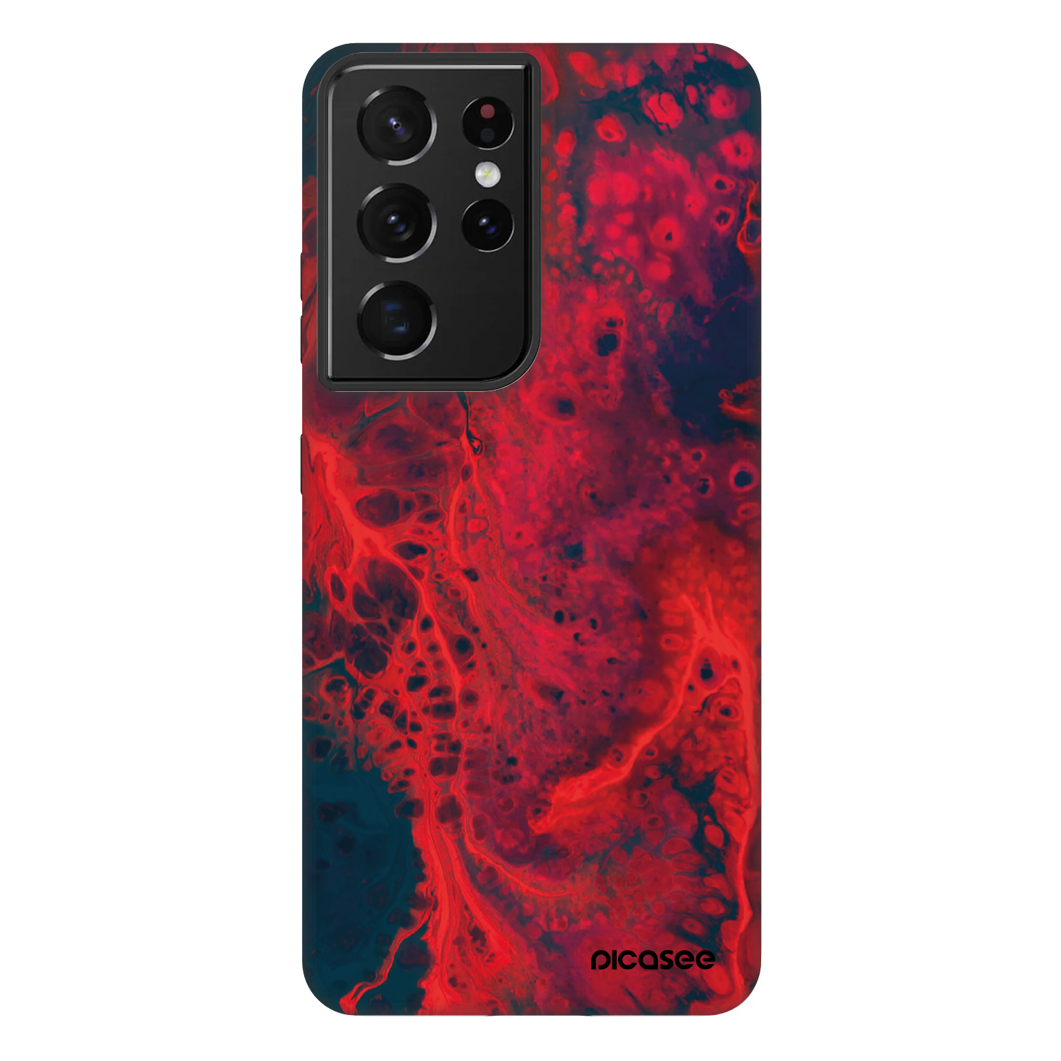 Picasee Fashion Case για Samsung Galaxy S21 Ultra 5G G998B - Organic red