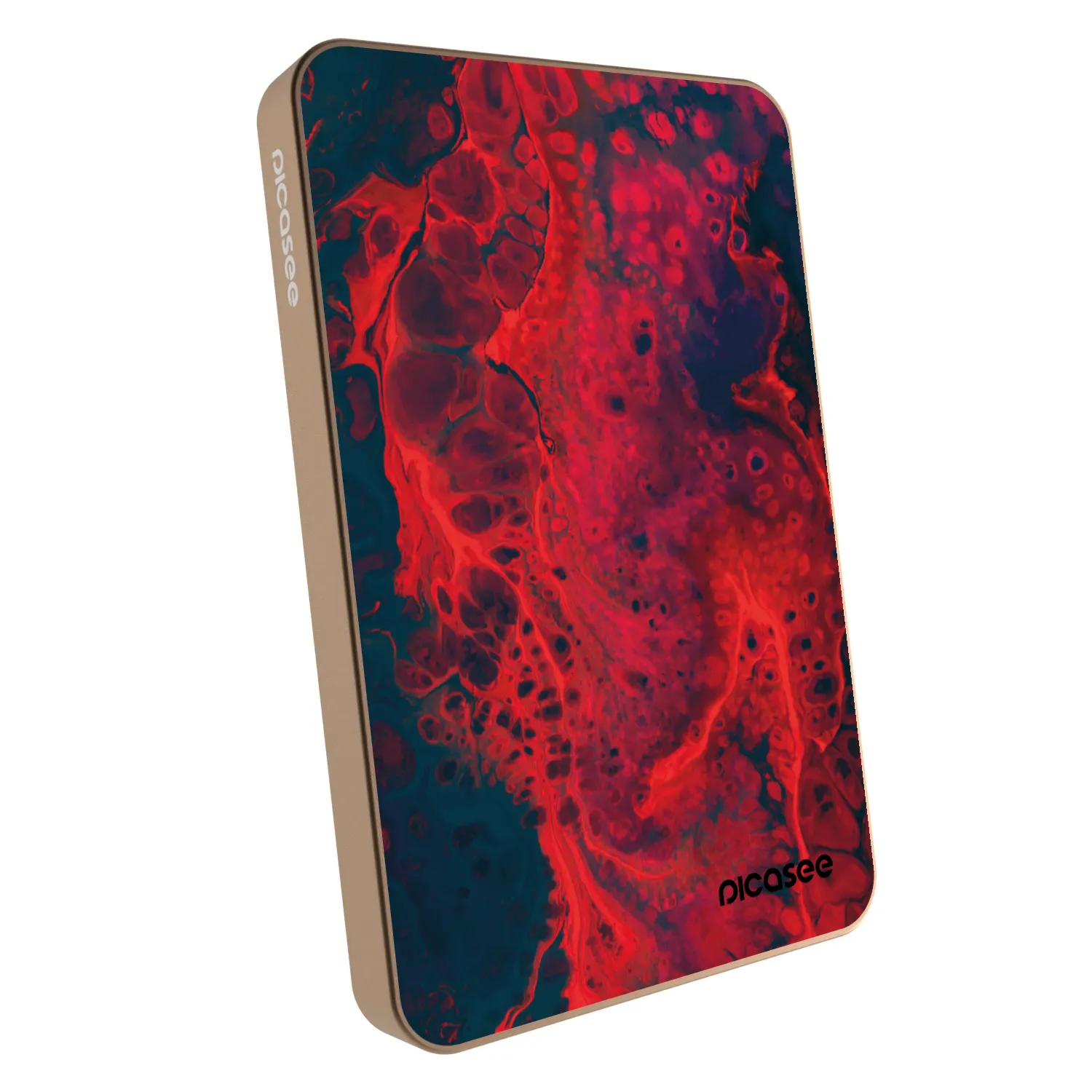 Picasee Powerbank με MagSafe 5 000 mAh Χρυσαφένιος - Organic red