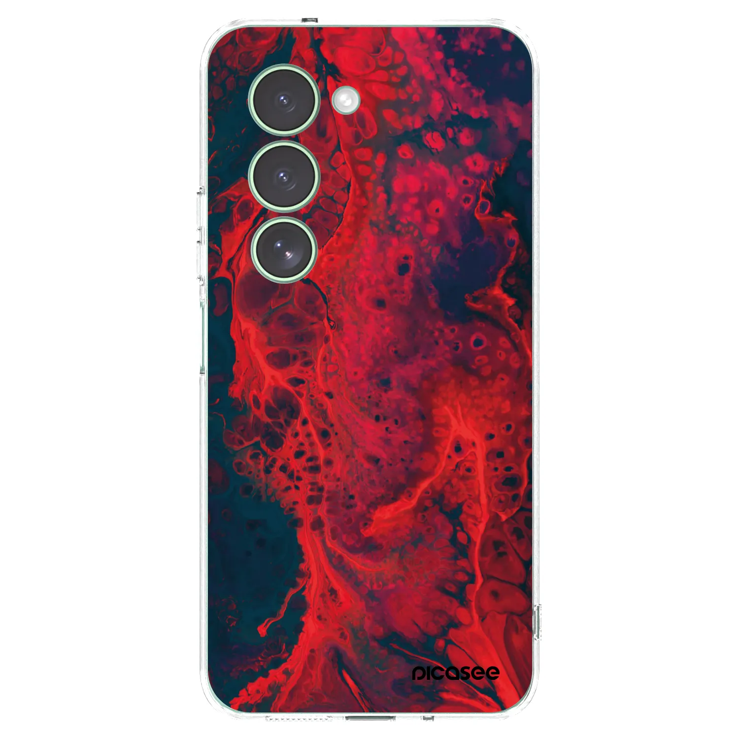 Picasee διαφανής θήκη σιλικόνης Xiaomi Redmi 15 5G - Organic red
