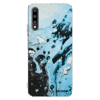 Picasee διαφανής θήκη σιλικόνης Honor 9X Pro - Organic blue