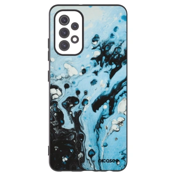 Picasee Μαύρη θήκη σιλικόνης για Samsung Galaxy A32 5G A326B - Organic blue