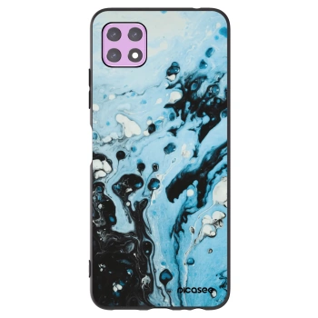 Picasee Μαύρη θήκη σιλικόνης για Samsung Galaxy A22 A226B 5G - Organic blue