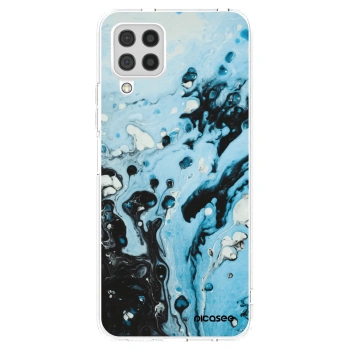 Picasee διαφανής θήκη σιλικόνης Samsung Galaxy A22 A225F 4G - Organic blue