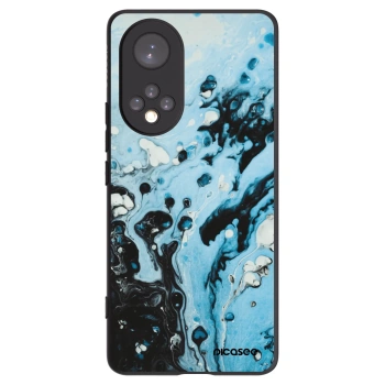 Picasee Μαύρη θήκη σιλικόνης για Honor 50 5G - Organic blue