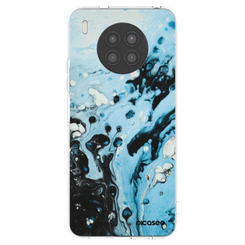 Picasee διαφανής θήκη σιλικόνης Huawei Nova 8i - Organic blue