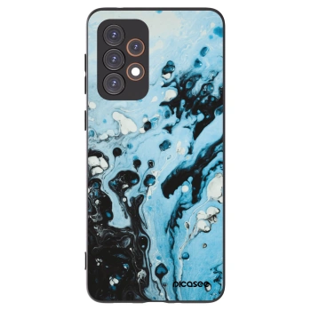 Picasee Μαύρη θήκη σιλικόνης για Samsung Galaxy A33 5G A336 - Organic blue