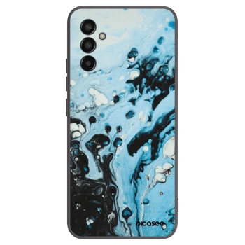 Picasee Μαύρη θήκη σιλικόνης για Samsung Galaxy M13 M135F - Organic blue