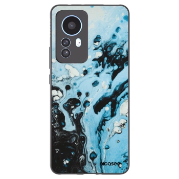 Picasee Μαύρη θήκη σιλικόνης για Xiaomi 12T Pro - Organic blue
