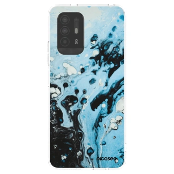 Picasee διαφανής θήκη σιλικόνης OPPO A94 5G - Organic blue