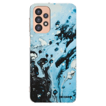 Picasee διαφανής θήκη σιλικόνης Samsung Galaxy A23 A236B 5G - Organic blue