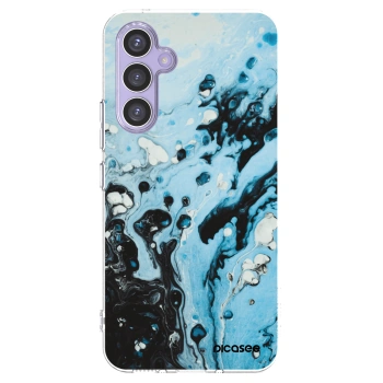 Picasee διαφανής θήκη σιλικόνης Samsung Galaxy A54 5G A546B - Organic blue